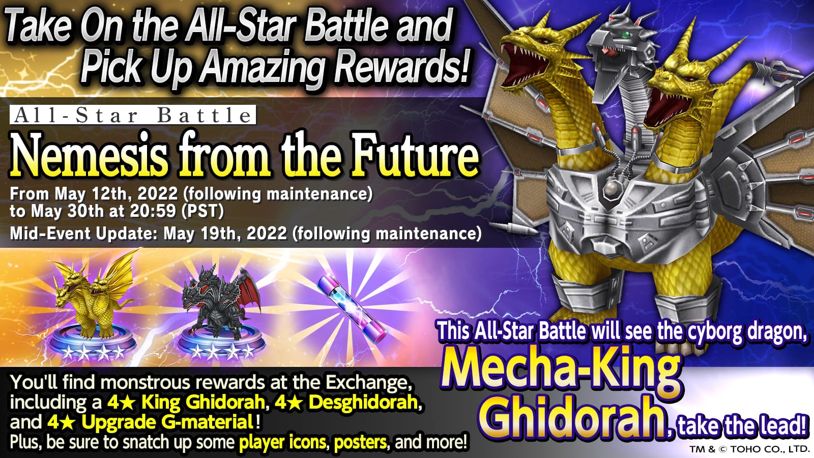 Take On the All-Star Battle and Pick Up Amazing Rewards! All-Star Battle Nemesis from the Future