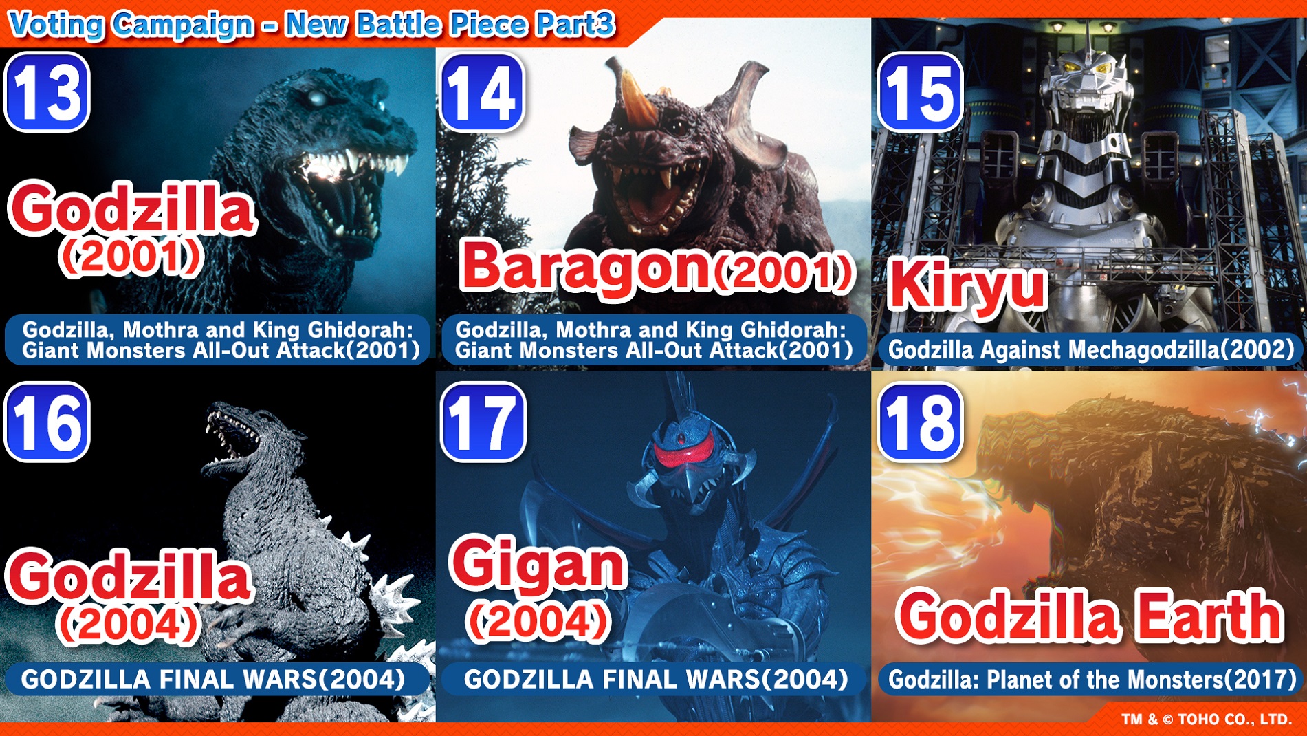 Godzilla Games for mobile Godzilla Battle Line Official website TOHO
