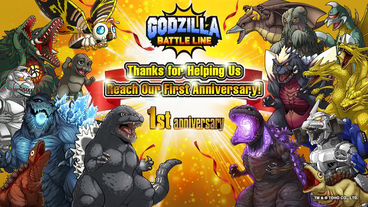 Godzilla Games for mobile Godzilla Battle Line Official website TOHO