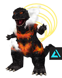 レア配布ビデオ　cali≠gari　Gargoyle MIRAGE kaiju : another japanese movie's kaiju sprite by kMIKEj on