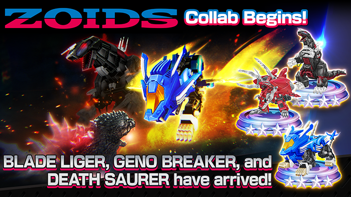 Godzilla Games for mobile Godzilla Battle Line Official website